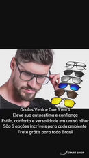 Óculos Venice One - 6 em 1 - Polarizado unisex (Capa de brinde) FRETE GRÁTIS